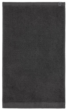 Essenza håndklæde - 50x100 cm - Grå - 100% økologisk bomuld - Connect uni bløde håndklæder